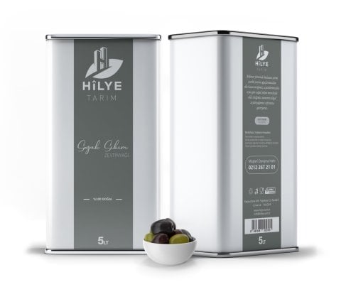 Hilye Soğuk Sıkım Doğal Zeytinyağı 5lt