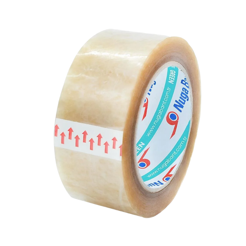 Nuga Şeffaf Holtmelt Koli Bantı 45 Mm x 100 Mt