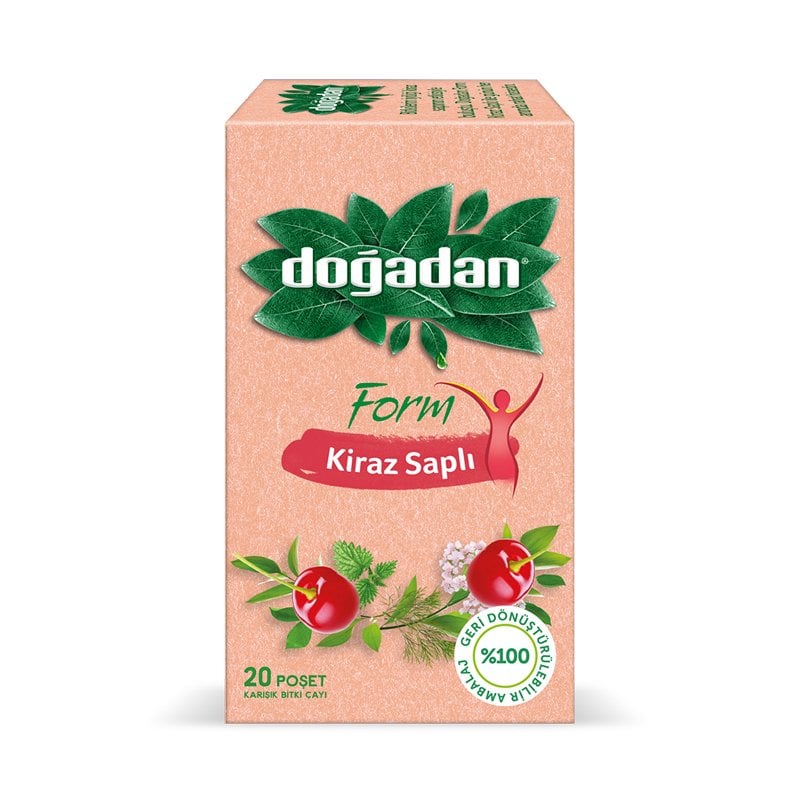 Doğadan Meyve Çayı Kiraz Saplı 20'li Paket