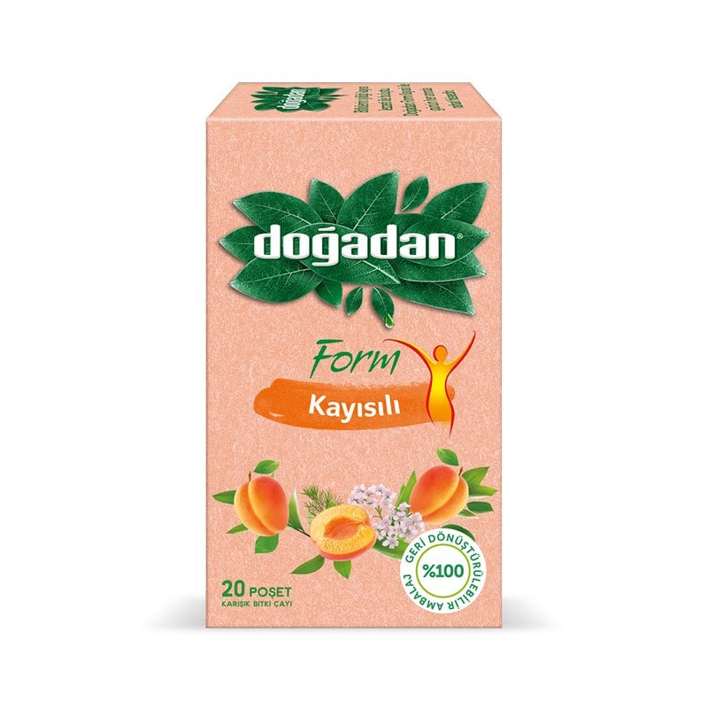 Doğadan Form Meyve Çayı Kayısı 20'li Paket
