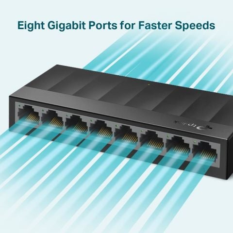 TP-LINK LS1008G 8 PORT GIGABIT DESKTOP SWITCH