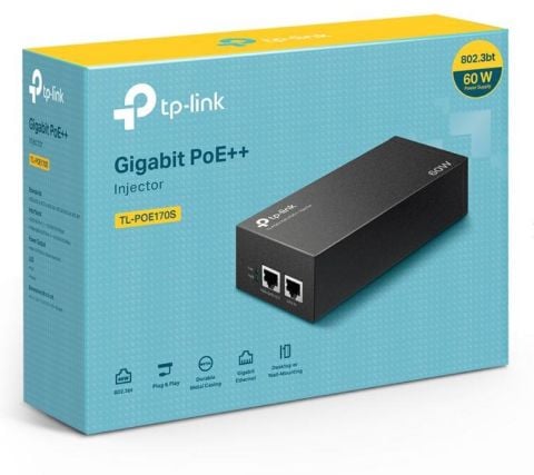TP-LINK TL-POE170S POE+ INJECTOR ADAPTOR