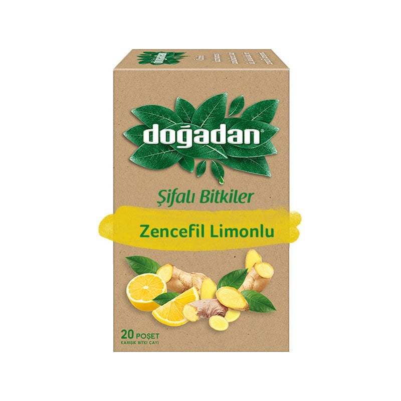 Doğadan Bitki Çayı Limon-Zencefil 18'li Paket