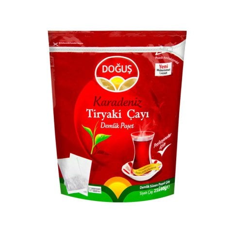 Doğuş Karadeniz Tiryaki Jumbo Demlik Poşet Çay 40 Gr 25'li Paket