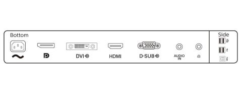 23.8 PHILIPS 241B8QJEB/00 IPS 5MS 75MHZ 1XVGA 1XHDMI 1XDP 1XDVI FHD 1920X1080 USB HOPARLÖR YÜKSEKLİK AYARI VESA SİYAH