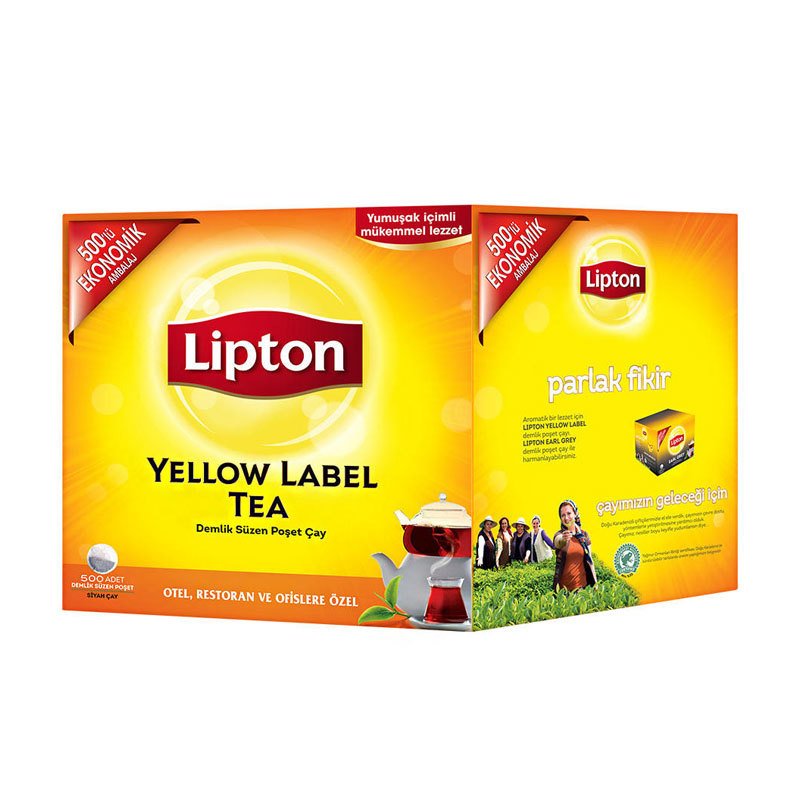 Lipton Demlik Poşet Çay Yellow Label 500'lü
