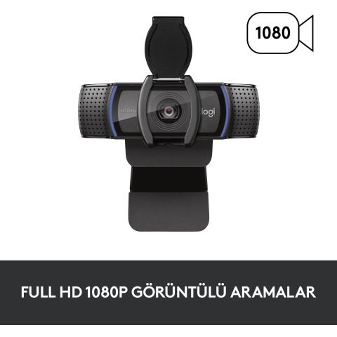 LOGITECH C920S HD PRO WEBCAM-SIYAH 960-001252