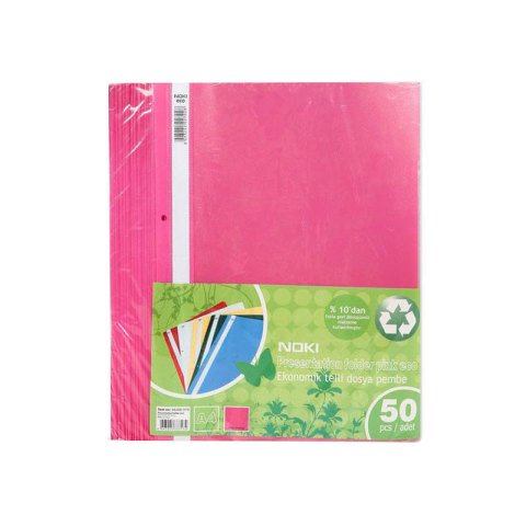 Noki 48288 Eco Telli Dosya 50'li Pembe