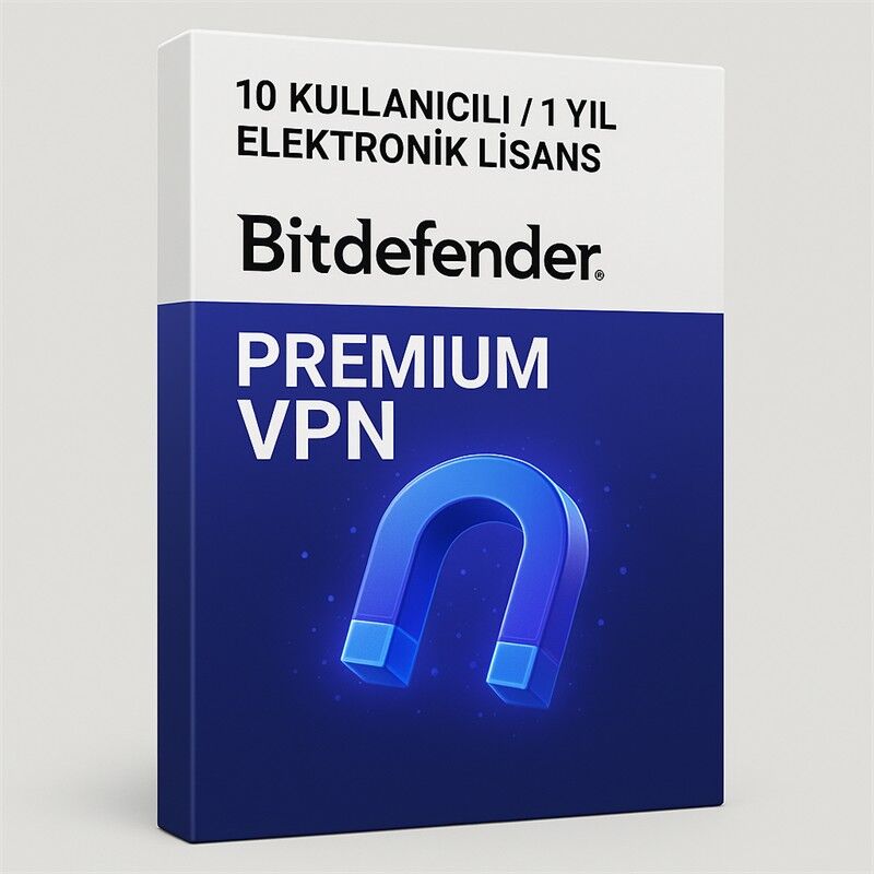 BITDEFENDER PREMIUM VPN  10 KULLANICILI / 1 YIL