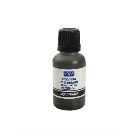 Kraf 430G Kaşe / Istampa Mürekkebi 30 Cc Siyah