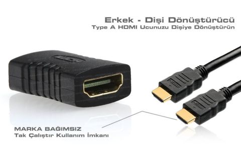 DARK DK-HD-AFXF HDMI DİŞİ TO HDMI DİŞİ DÖNÜŞTÜRÜCÜ