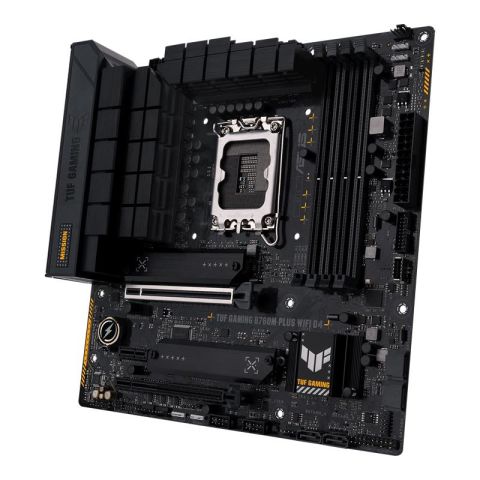 ASUS TUF GAMING B760M-PLUS WIFI D4 DDR4 5333MHZ 1XHDMI 1XDP 2XM.2 USB 3.2 MATX 1700P (13. VE 12.NESİL İŞLEMCİ UYUMLU)