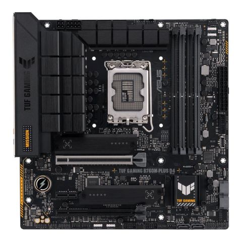 ASUS TUF GAMING B760M-PLUS D4 DDR4 5333MHZ 1XHDMI 1XDP 2XM.2 USB 3.2 MATX 1700P (13. VE 12.NESİL İŞLEMCİ UYUMLU)