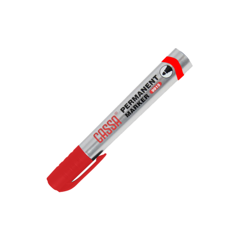 Cassa 9915 Yuvarlak Uç Koli ve Kağıt Kalemi Kırmızı