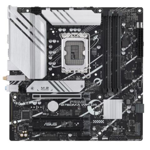 ASUS PRIME B760M-A WIFI D4 DDR4 5333MHZ 2XHDMI 1XDP 2XM.2 USB 3.2 MATX 1700P (13. VE 12.NESİL İŞLEMCİ UYUMLU)