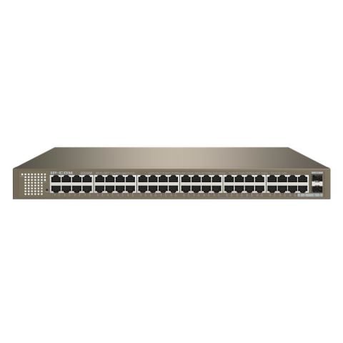 IP-COM G3350F 48 PORT GIGABIT + 2X10GB SFP UPLINK L2 CLOUD YÖNETİLEBİLİR RACKMOUNT SWITCH