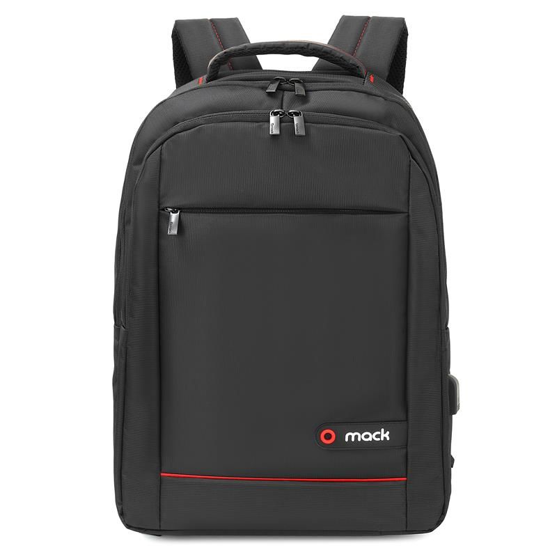 MACK MCC-006 15.6'' OFFİCE USB GİRİŞLİ NOTEBOOK SIRT ÇANTASI SİYAH
