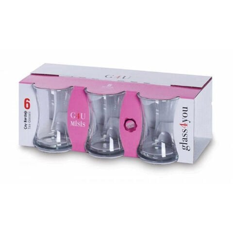 Paşabahçe 42461 Glass You Çay Bardağı 6 Lı