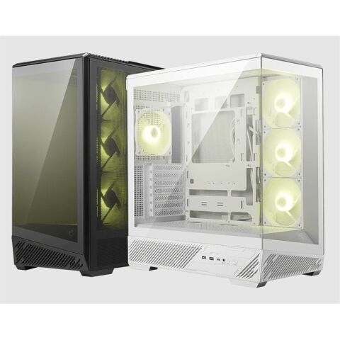 MSI MAG PANO 130R PZ TEMPERLİ CAM 3X120MM REVERSE ARGB 1X120MM ARGB FAN ATX PANORAMİK GAMİNG BİLGİSAYAR KASASI