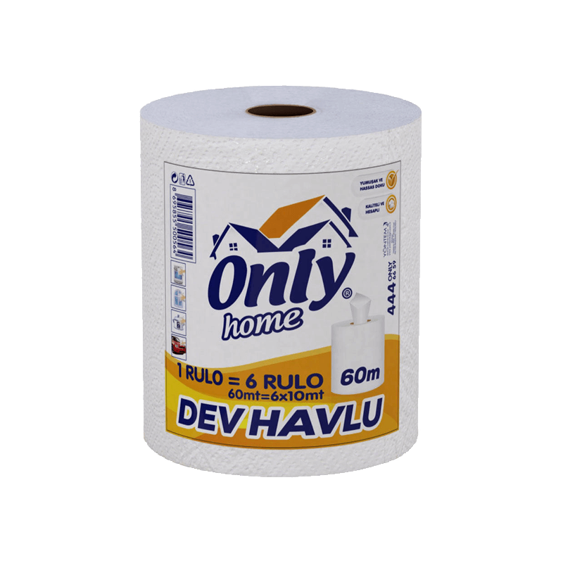 Only Home Dev Havlu 10 Mt 6'lı Paket