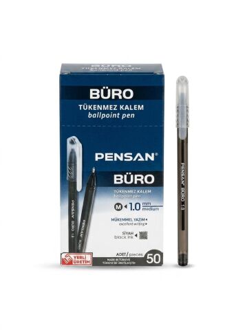 Pensan 2270 Tükenmez Kalem 1,0 Büro Siyah