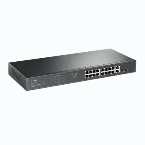 TP-LINK TL-SG1218MP 16 PORT GIGABIT+ 2XRJ45/2XSFP COMBO RACKMOUNT 250W POE SWITCH 250W POE SWITCH