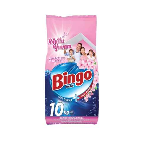 Bingo Matik Mutlu Yuvam Çamaşır Deterjanı 10 Kg