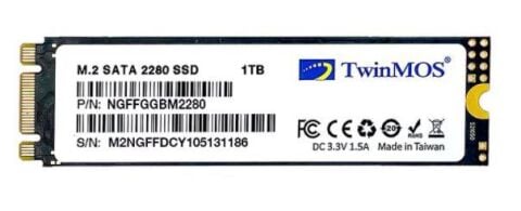 1 TB TWINMOS M.2 2280 SATA3 580/550 NGFFGGBM2280