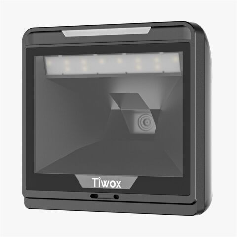 TIWOX VS-8000 2D KAREKOD KABLOLU USB MASAÜSTÜ BARKOD OKUYUCU