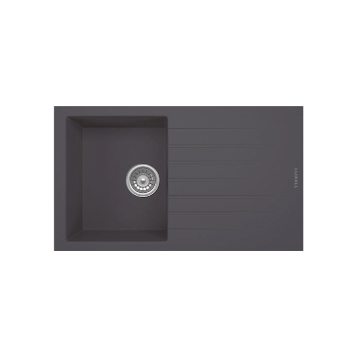 LX-860 RIO Damlalıklı Granit Antrasit Eviye