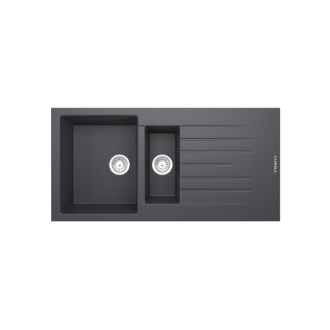 LX-1000 NİL Damlalıklı Granit Antrasit Eviye