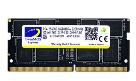 16 GB DDR4 3200 TWINMOS MDD416GB3200N NB