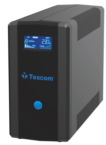 TESCOM LEO+ 1200VA 1F/1F (2X7AH) LCD LINE INT. UPS 5/10DK