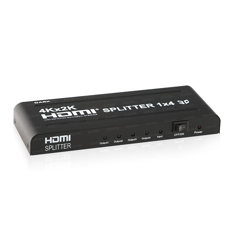 DARK DK-HD-SP4X1 FULL HD 1 GİRİŞ 4 ÇIKIŞLI HDMI SPLITTER