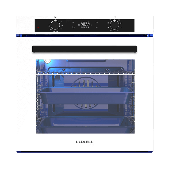 Luxell 88 LT Platinum Ankastre Beyaz Fırın