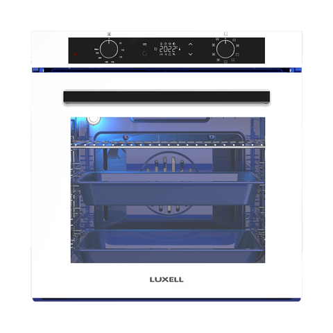 Luxell 88 LT Platinum Ankastre Beyaz Fırın