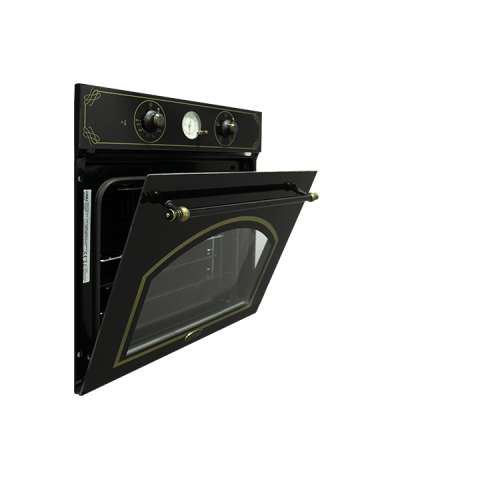 B66-SF3 AT Rustik Siyah Cam  Ankastre Fırın