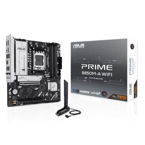 ASUS PRIME B850M-A WIFI DDR5 8000MT/S 1XHDMI 2XDP 3XM.2 USB3.2 AM5 MATX