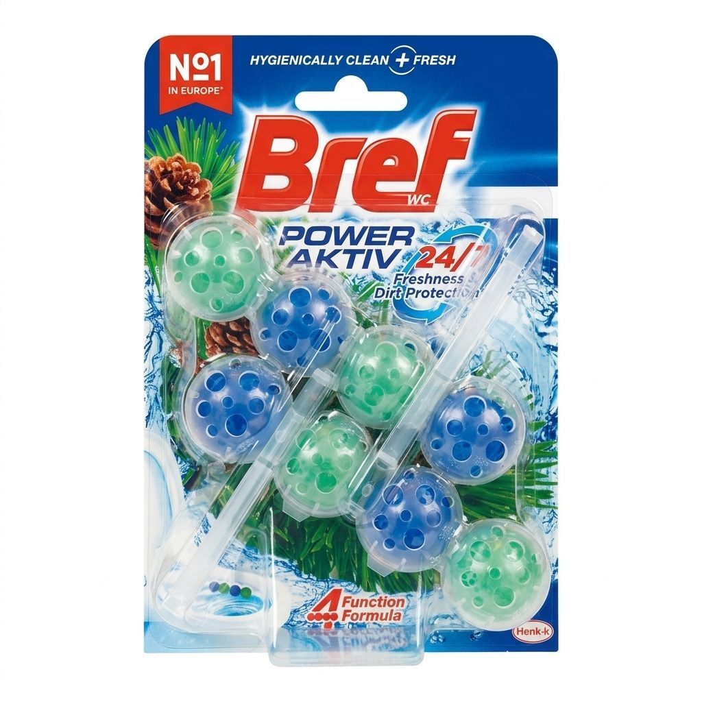 Bref Power Aktiv Katı Klozet Blok 2'li Pine 100 Gr