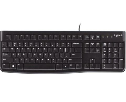 LOGITECH K120 Q USB KLAVYE 920-002505 SIYAH KABLOLU