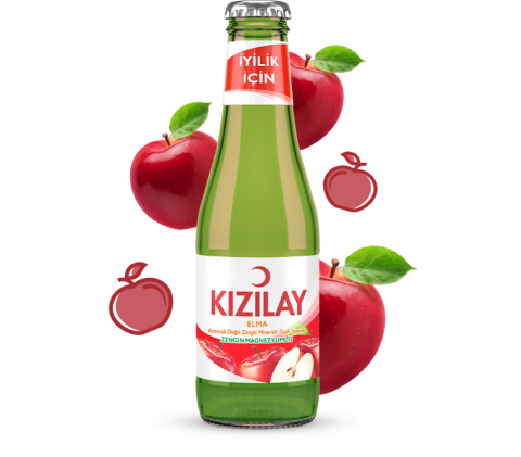 Kızılay Elma Aromalı Maden Suyu 200 ml 24'lü Paket