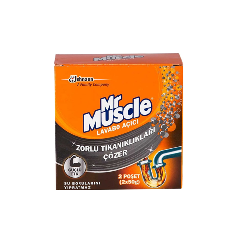 Mr. Muscle Toz Lavabo Açıcı 50 gr 2'li Paket