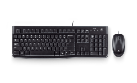 LOGITECH MK120 Q USB KABLOLU SIYAH SET 920-002560