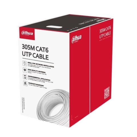 DAHUA DH-PFM920I-6UN-C UTP CAT6 LZSH 305 METRE GRI RENK BAKIR KABLO