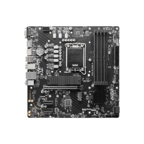 MSI PRO B760M-P DDR5 6800MHZ 1XVGA 1XHDMI 1XDP 2XM.2 USB 3.2 MATX 1700P (13. VE 12.NESİL İŞLEMCİ UYUMLU)