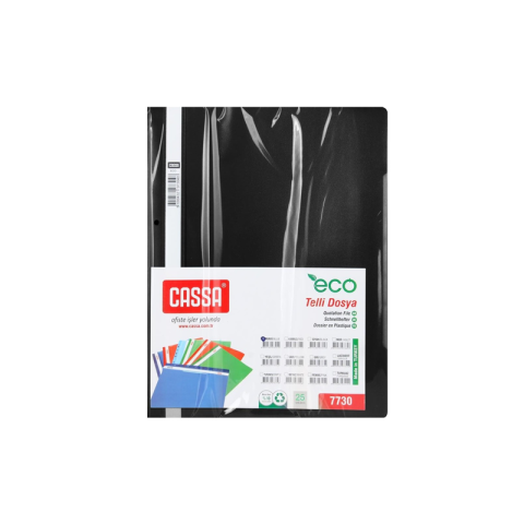 Cassa 7730 Eco Siyah Telli Dosya 50'li