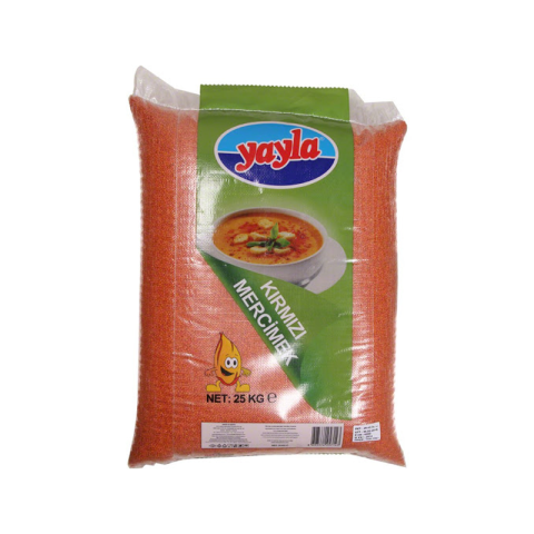 Yayla Kırmızı Mercimek 25 kg