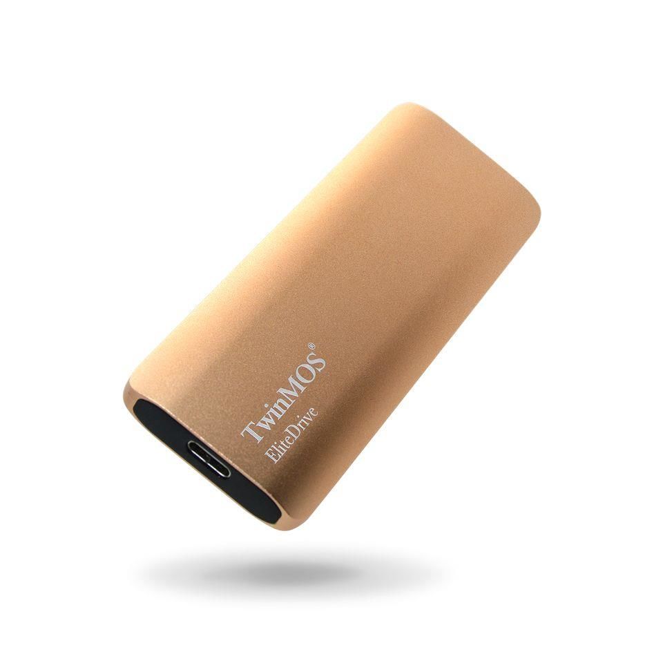 512 GB TWINMOS EXT SSD USB3.2/TYPEC PSSDFGBMED32-G GOLD