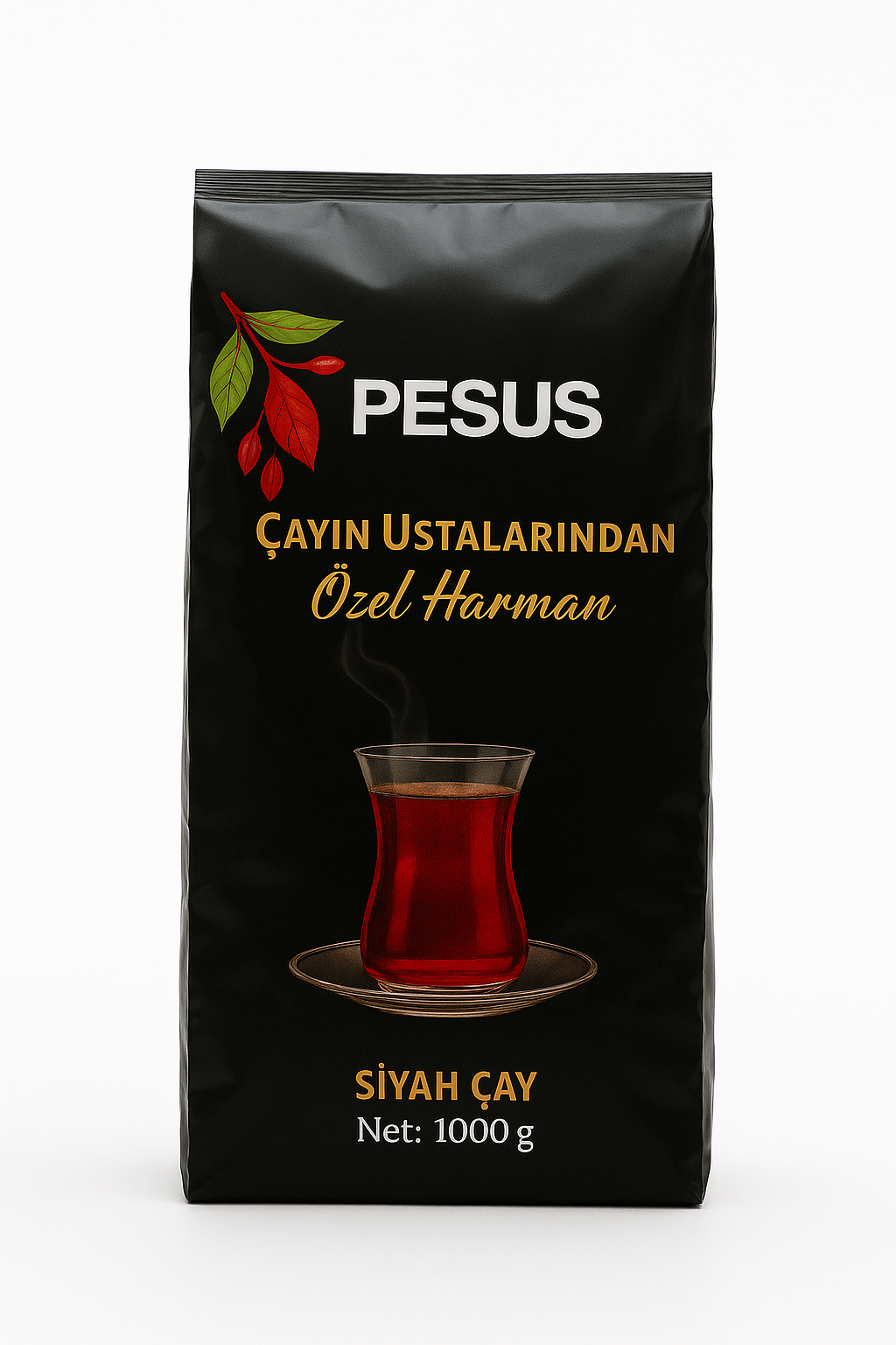 Pesus Özel Harman Dökme Siyah Çay 1000 Gr