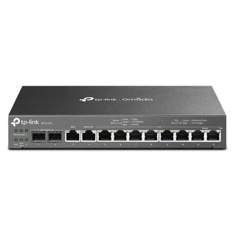 TP-LINK OMADA ER7212PC 2XGIGABIT SFP WAN/LAN PORT 1XGIGABIT RJ45 WAN 1XGIGABIT SFP WAN/LAN 8XGIGABIT VPN ROUTER